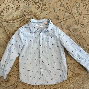 Zara Boys Badminton Button Down